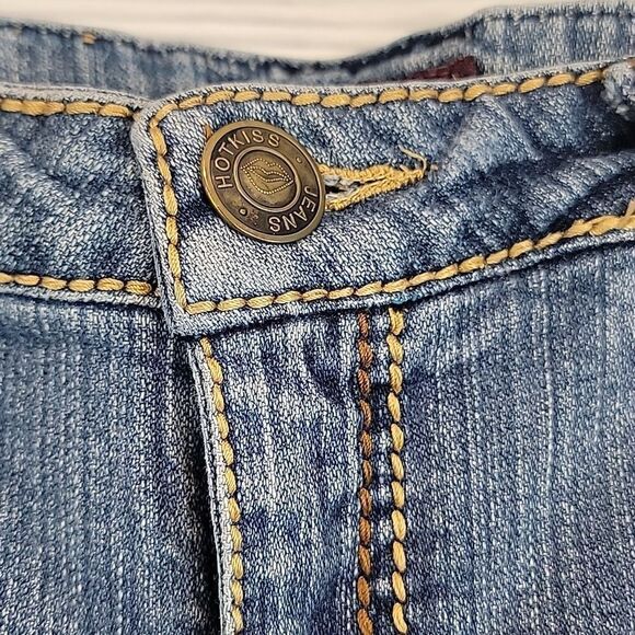Hot Kiss denim bermuda shorts Women's Size 11 - Picture 4 of 14